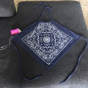 Agaci bandana halter top